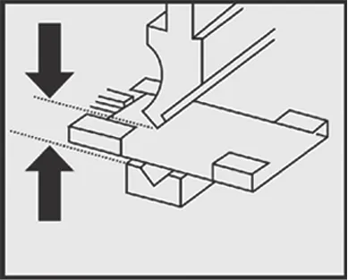 2D illustration of OSM line drawing bending function, clearly showing line drawing and bending angles during the bending process, helping users intuitively understand bending steps and workflow.