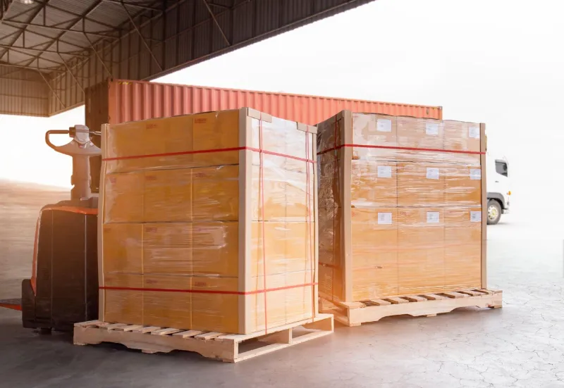 OSM sea freight packaging image, showing professional cargo packing to ensure safe transportation.