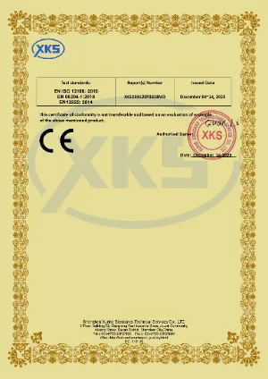 OSM press brake CE certificate image showing official proof of compliance with European safety and quality standards.