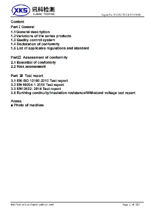 OSM press brake inspection report image showing quality certification and technical testing data, ensuring product performance and safety standards.