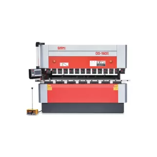 OSM OG-150III down-acting hydraulic CNC press brake, designed for high-precision and high-tonnage sheet metal bending.