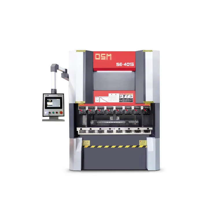 OSM SE-4015 all-electric servo CNC press brake with high precision, energy efficiency, and eco-friendly performance for advanced sheet metal forming.