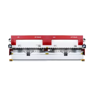 OSM HP-11040 hydraulic CNC press brake with dual machine linkage, designed for efficient bending of large and complex workpieces, offering stable synchronization control and high precision.