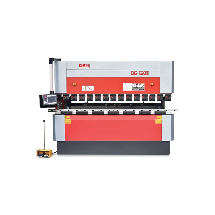 OSM OG-150III bottom-drive hydraulic CNC press brake with high rigidity and precision bending performance, ideal for heavy-duty sheet metal processing.