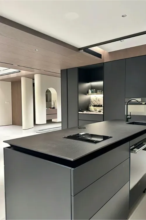 OSM specialized bending machines are ideal for processing island kitchen cabinet components, offering precision and efficiency to meet the functional and aesthetic needs of open kitchen designs.
