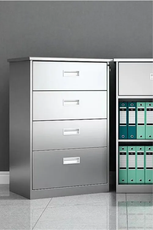 OSM specialized bending machines are suitable for manufacturing stainless steel filing cabinets, offering excellent corrosion resistance and stable processing for high-quality production.