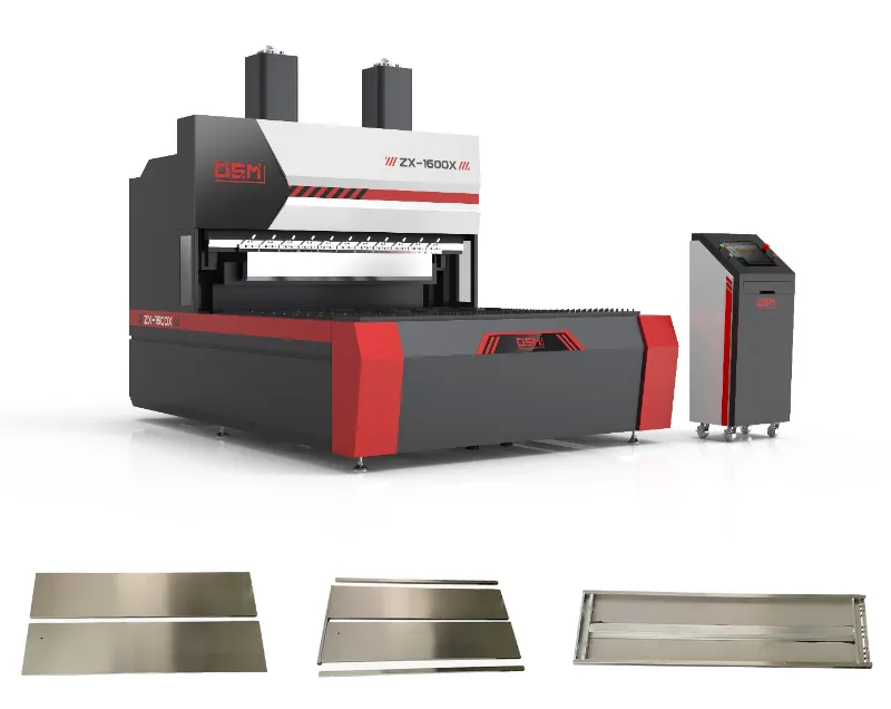 OSM Flexible Bending Center for elevator door panels, designed for efficient and flexible sheet metal bending across various door panel sizes.