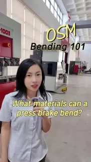Learn what materials a press brake can bend in this OSM Bending 101 guide. Discover versatile metal forming capabilities for steel, aluminum, and more.