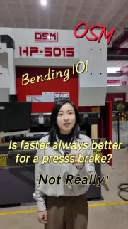 Is Faster Always Better for Press Brakes? An expert explains why speed isn't everything for a press brake, highlighting that precision and quality matter more than just fast cycle times in metal fabrication.